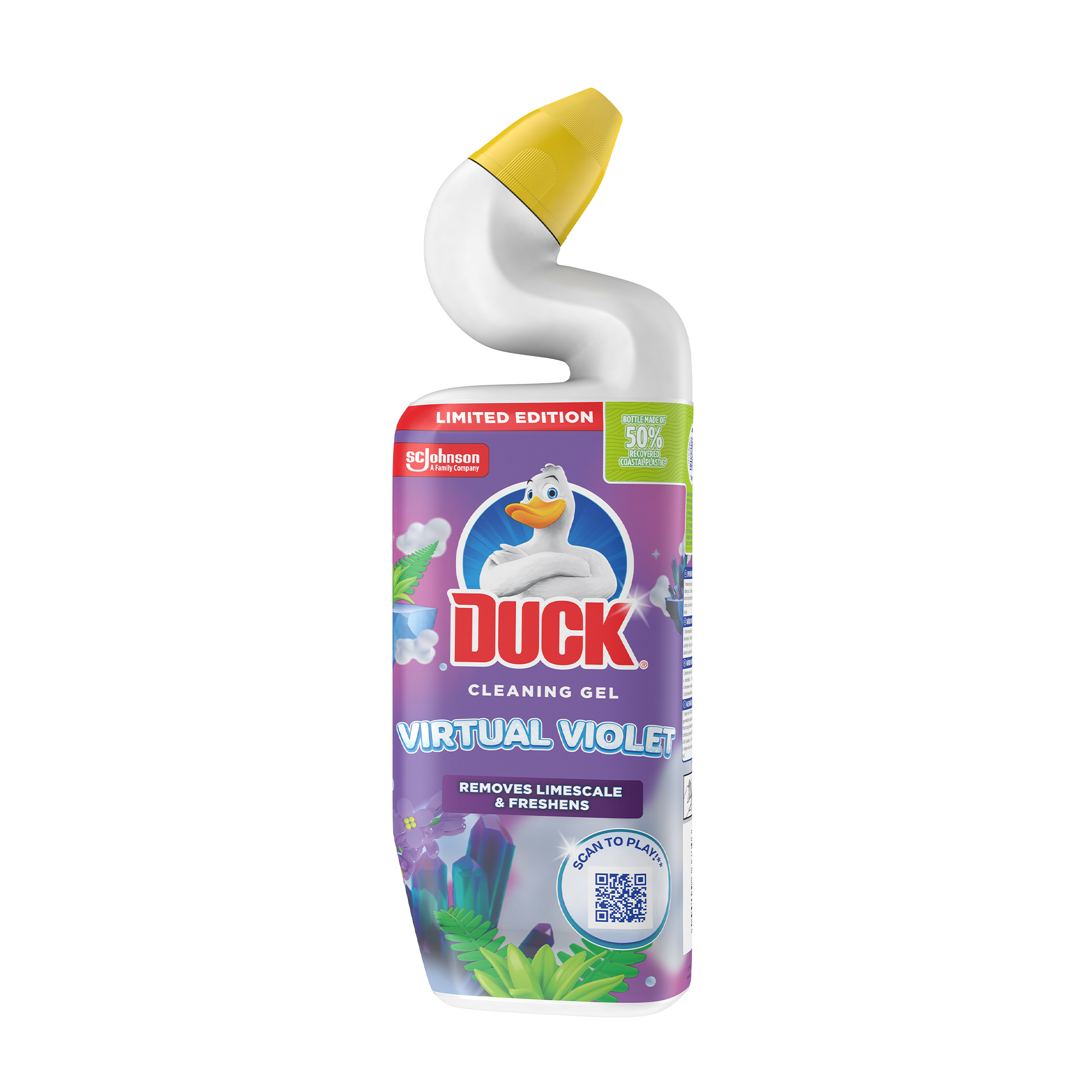 Гель для чищення унітазів Duck Virtual Violet, 750 мл